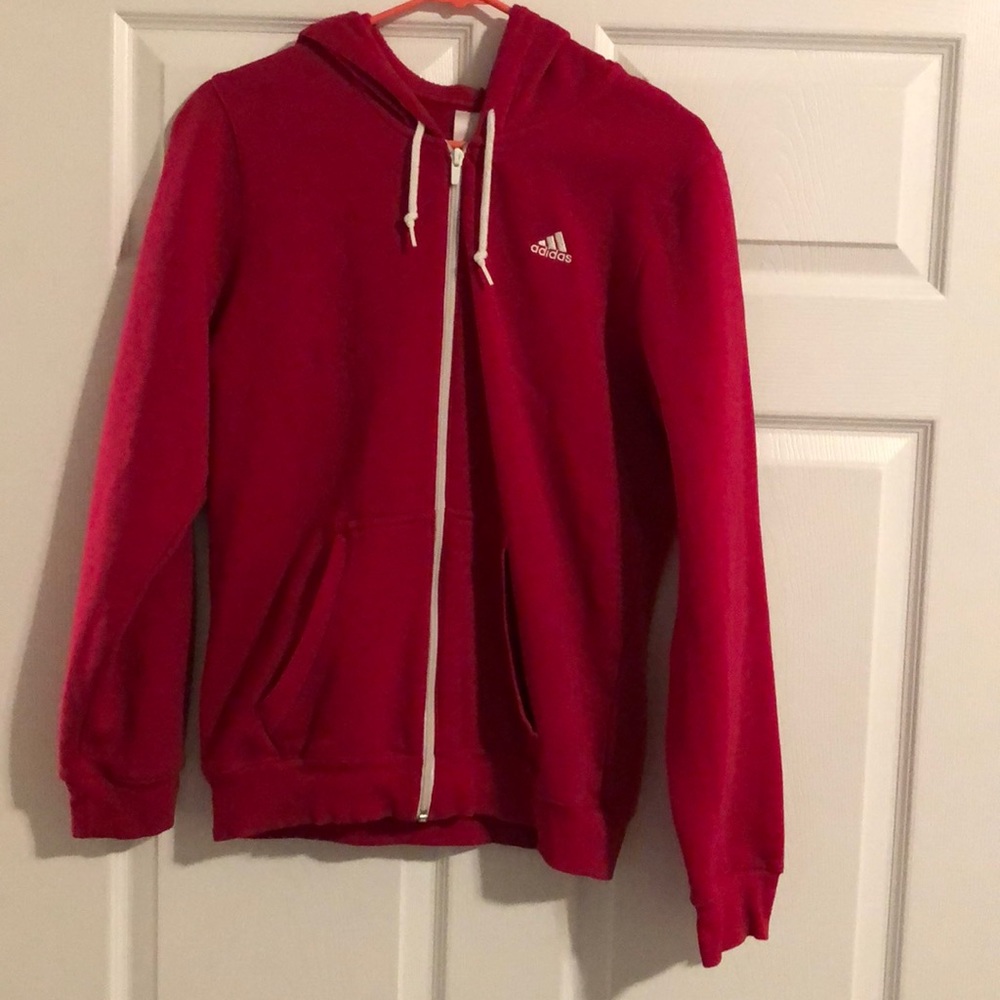 Adidas Zip Up Hoodie Sweatshirt